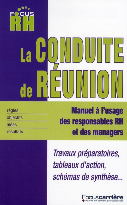 LA CONDUITE DE REUNION