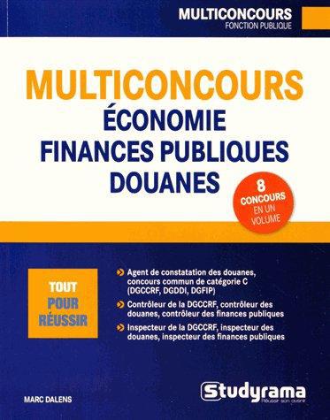 MULTICONCOURS ECONOMIE-FINANCES PUBLIQUES-DOUANES