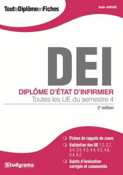 DEI DIPLOME D'ETAT D'INFIRMIER (SEMESTRE 4)