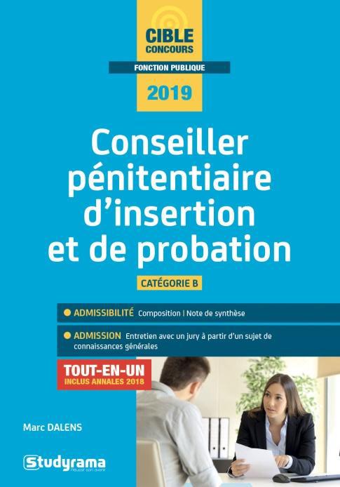 CONSEILLER PENITENTIAIRE D'INSERTION ET DE PROBATION 2019