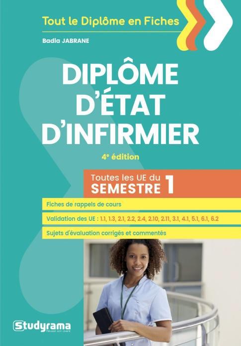 DIPLOME D'ETAT D'INFIRMIER (SEMESTRE 1)