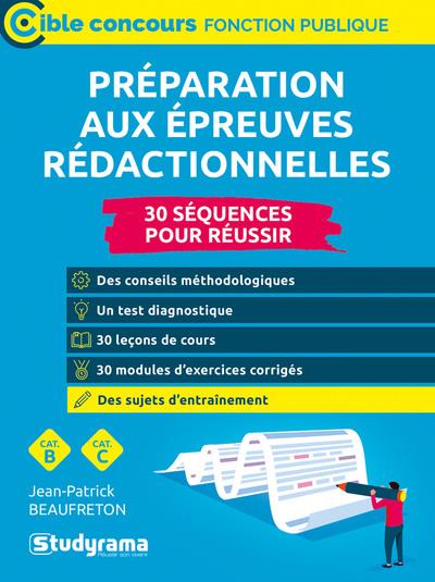 PREPARATION AUX EPREUVES REDACTIONNELLES - CATEGORIES B ET C