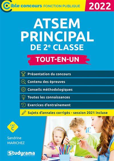 ATSEM PRINCIPAL DE 2E CLASSE  TOUT-EN-UN - CONCOURS 2023  CATEGORIE C