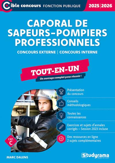 CIBLE CONCOURS FONCTION PUBLIQUE - CAPORAL DE SAPEURS-POMPIERS PROFESSIONNELS TOUT-EN-UN (CATEGORIE