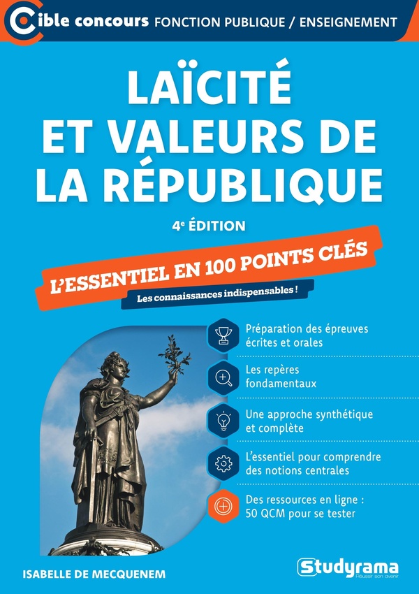 CIBLE CONCOURS FONCTION PUBLIQUE - LAICITE ET VALEURS DE LA REPUBLIQUE - L'ESSENTIEL EN 100 POINTS C