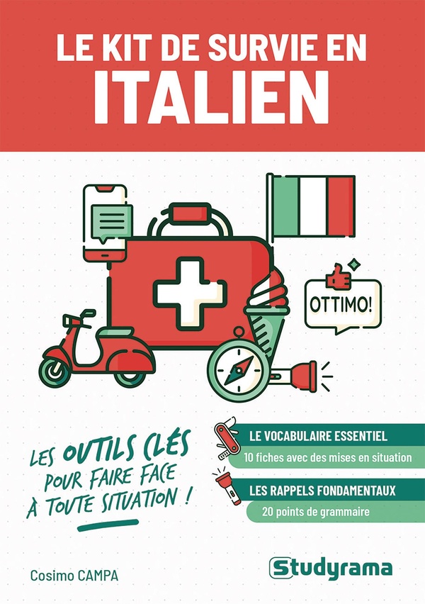 HORS COLLECTION STUDYRAMA - LE KIT DE SURVIE EN ITALIEN - LES OUTILS CLES POUR FAIRE FACE A TOUTE SI