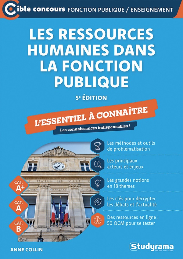 CIBLE CONCOURS FONCTION PUBLIQUE - LES RESSOURCES HUMAINES DANS LA FONCTION PUBLIQUE L'ESSENTIEL A