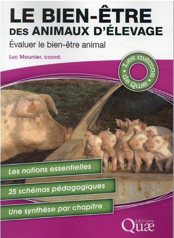 LE BIEN-ETRE DES ANIMAUX D'ELEVAGE - EVALUER LE BIEN-ETRE ANIMAL. LES NOTIONS ESSENTIELLES - 25 SCHE
