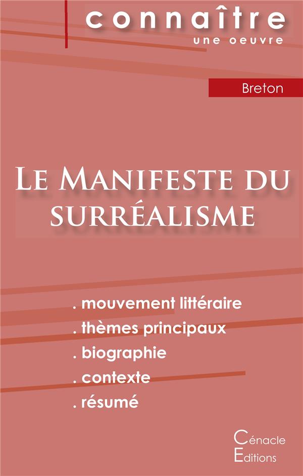 FICHE DE LECTURE LE MANIFESTE DU SURREALISME DE ANDRE BRETON (ANALYSE LITTERAIRE DE REFERENCE ET RES