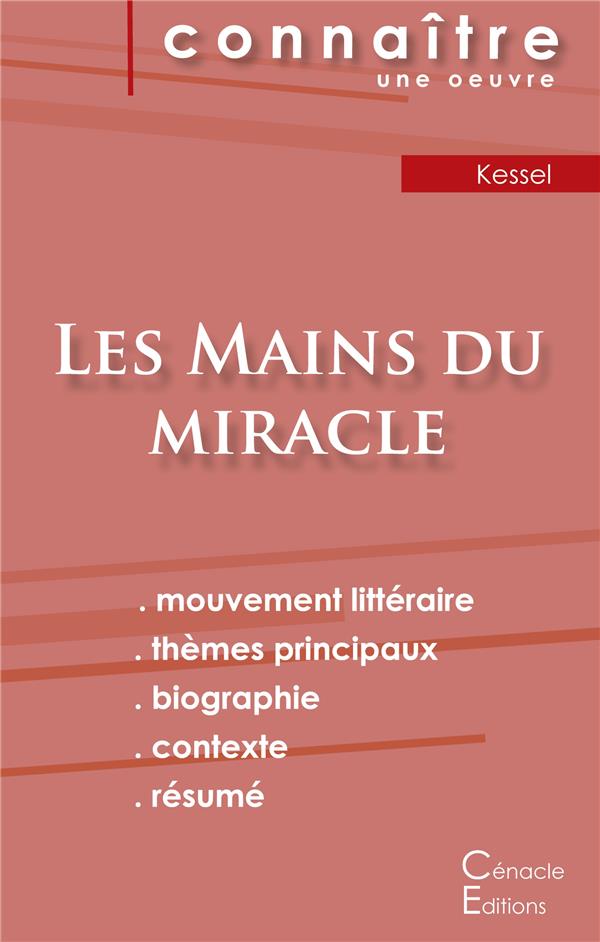 FICHE DE LECTURE LES MAINS DU MIRACLE DE JOSEPH KESSEL (ANALYSE LITTERAIRE DE REFERENCE ET RESUME CO