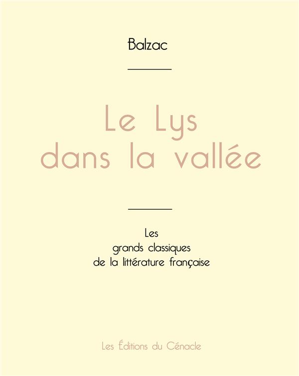 LYS DANS VALLEE DE BALZAC EDITION GRAND