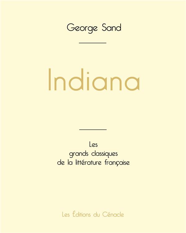 INDIANA DE GEORGE SAND EDITION GRAND FOR