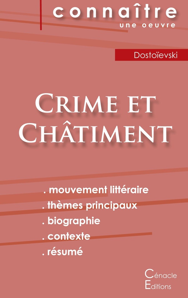 FICHE DE LECTURE CRIME ET CHATIMENT ANAL