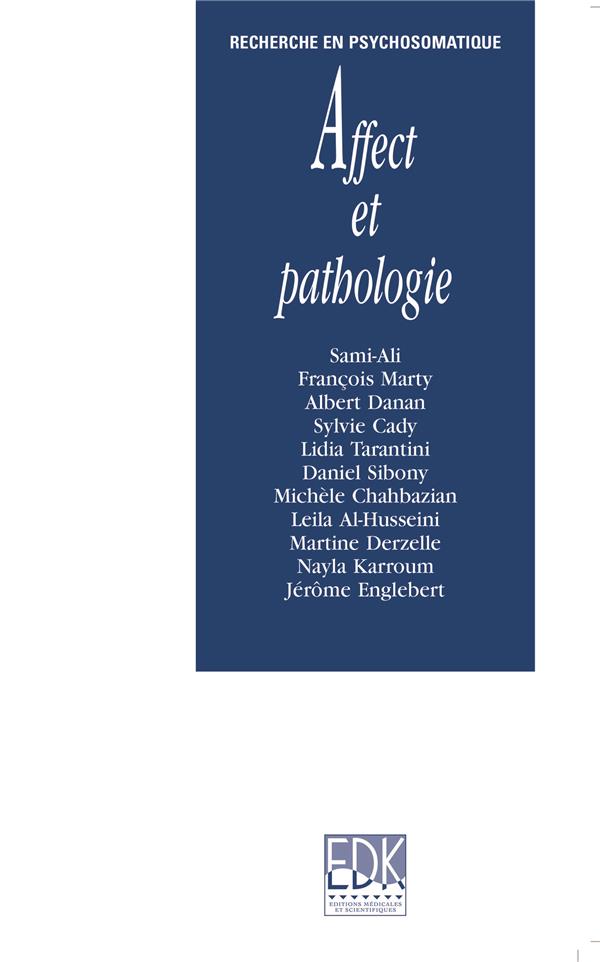 AFFECT ET PATHOLOGIES