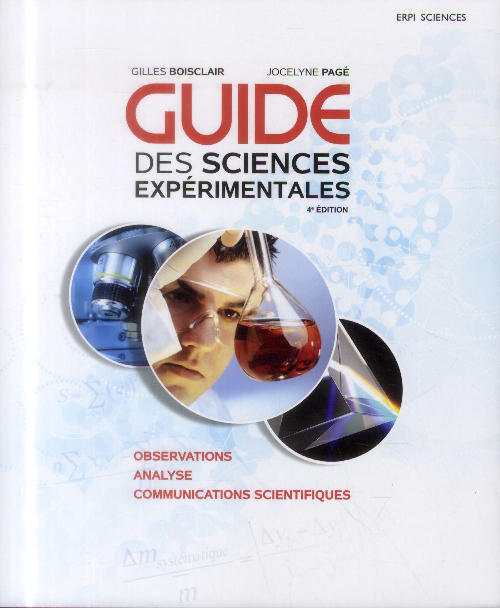 GUIDE DES SCIENCES EXPERIMENTALES 4E + MONLAB