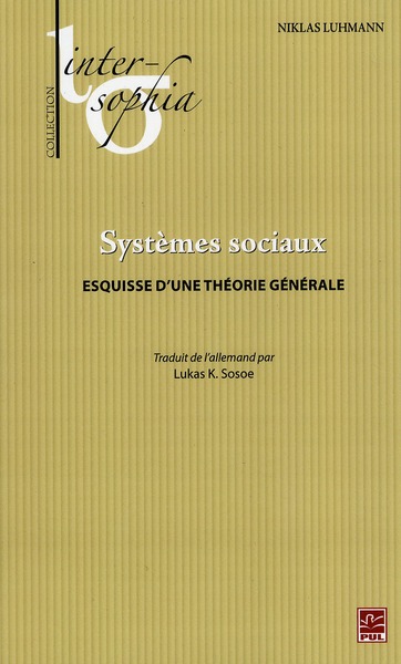 LES SYSTEMES SOCIAUX : ESQUISSE D'UNE THEORIE GENERALE