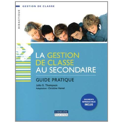 GESTION DE CLASSE AU SECONDAIRE