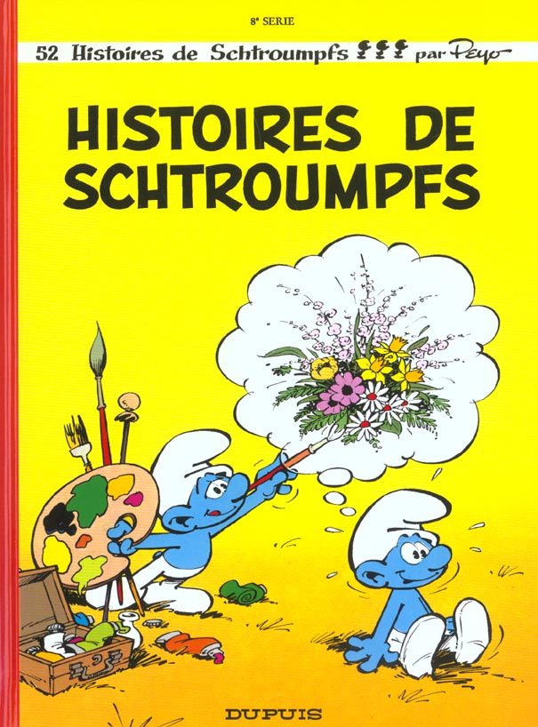 LES SCHTROUMPFS - TOME 8 - HISTOIRES DE SCHTROUMPFS