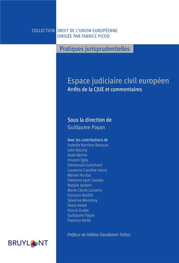 ESPACE JUDICIAIRE CIVIL EUROPEEN