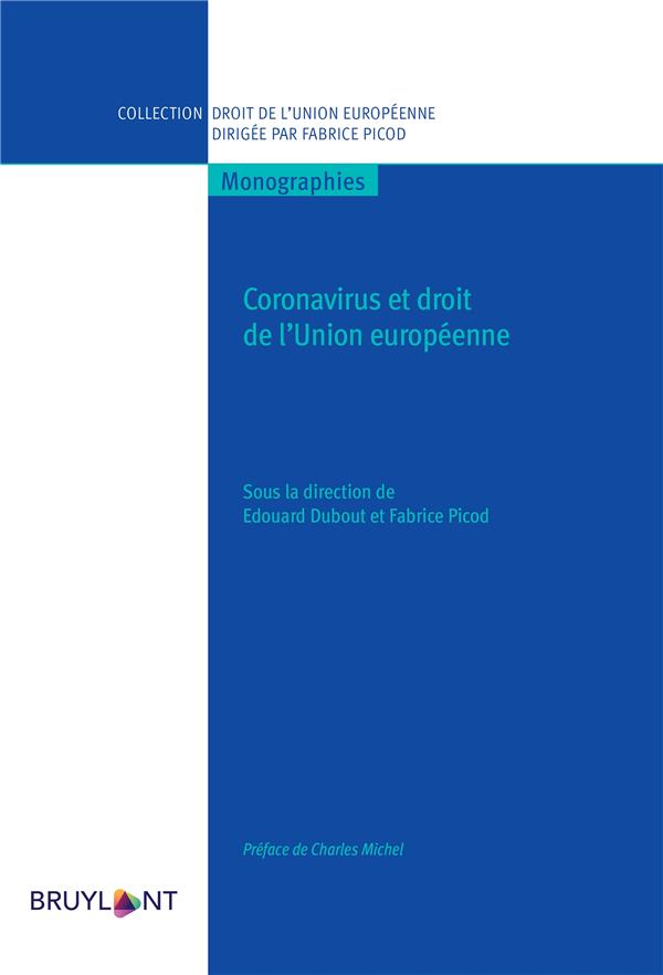 CORONAVIRUS ET DROIT DE L'UNION EUROPEENNE