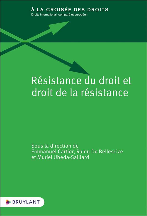 RESISTANCE DU DROIT ET DROIT DE LA RESISTANCE