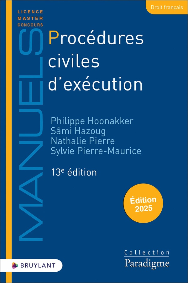 PROCEDURES CIVILES D'EXECUTION