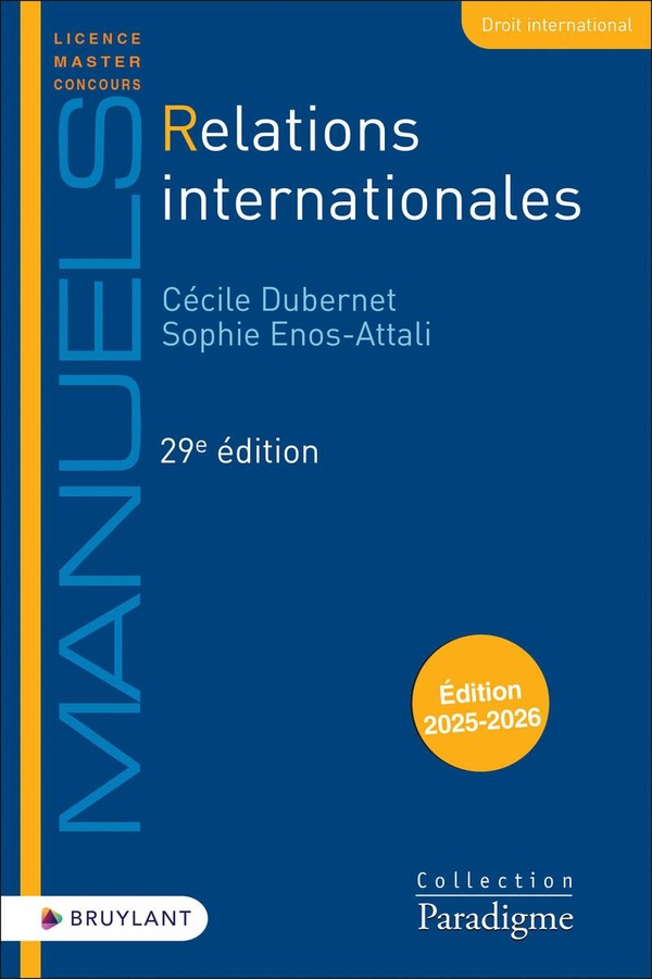 RELATIONS INTERNATIONALES