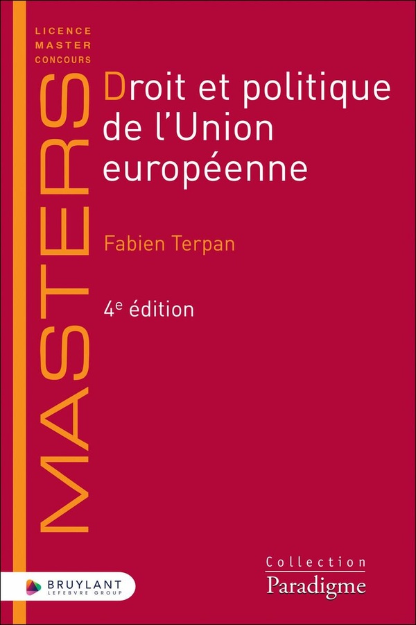 DROIT ET POLITIQUE DE L'UNION EUROPEENNE