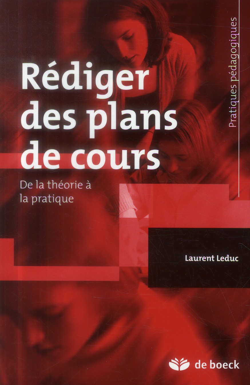 REDIGER DES PLANS DE COURS