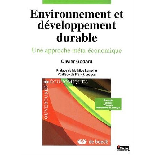 ENVIRONNEMENT ET DEVELOPPEMENT DURABLE
