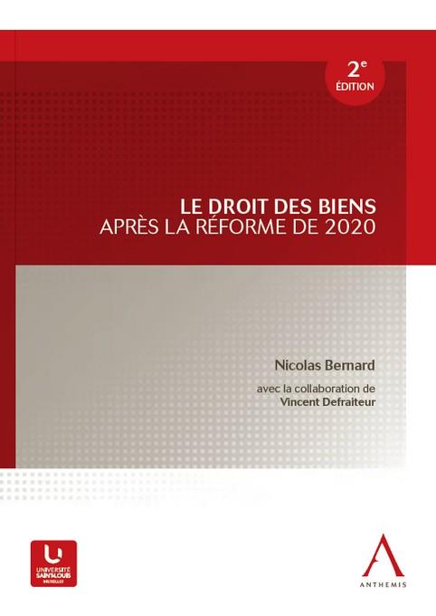 LE DROIT DES BIENS APRES LA REFORME 2020
