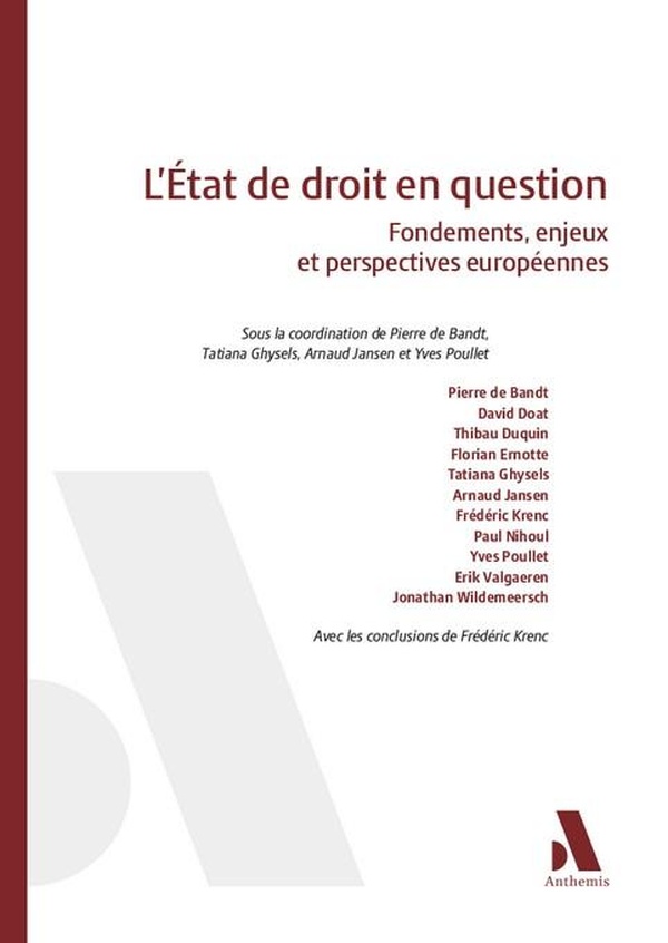 L'ETAT DE DROIT EN QUESTION