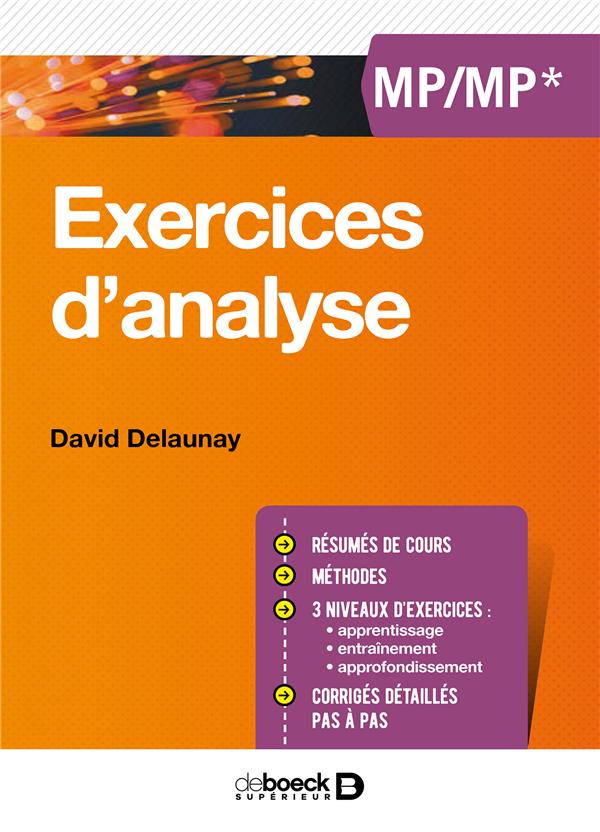 EXERCICES D'ANALYSE MP/MP