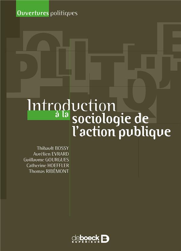 INTRODUCTION A LA SOCIOLOGIE DE L'ACTION PUBLIQUE