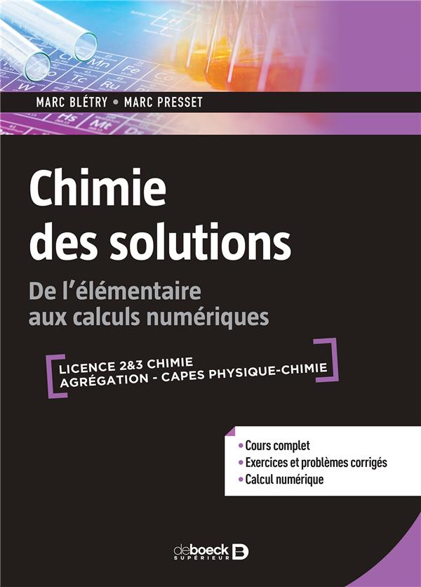 CHIMIE DES SOLUTIONS