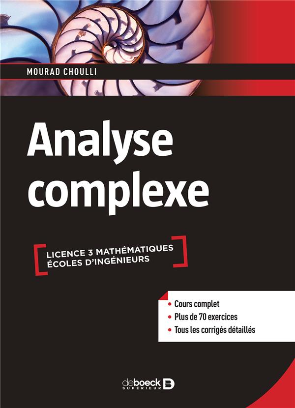 ANALYSE COMPLEXE
