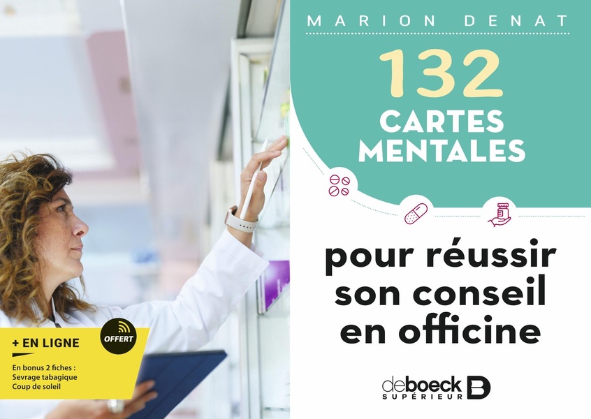132 CARTES MENTALES POUR REUSSIR SON CONSEIL EN OFFICINE
