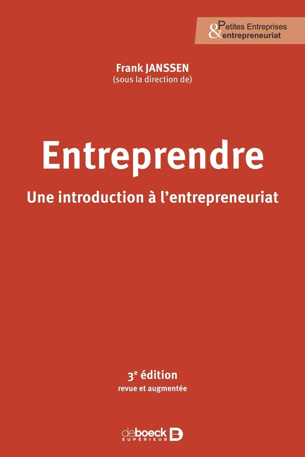 ENTREPRENDRE - UNE INTRODUCTION A L'ENTREPRENEURIAT