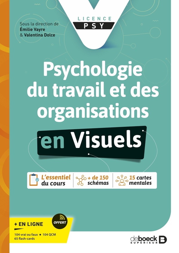 PSYCHOLOGIE DU TRAVAIL ET DES ORGANISATIONS EN VISUELS - LES FONDAMENTAUX EN VISUELS (LICENCE)