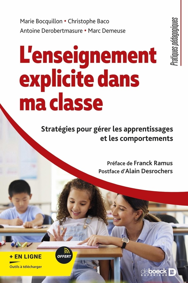 L'ENSEIGNEMENT EXPLICITE DANS MA CLASSE - STRATEGIES POUR GERER LES APPRENTISSAGES ET LES COMPORTEME