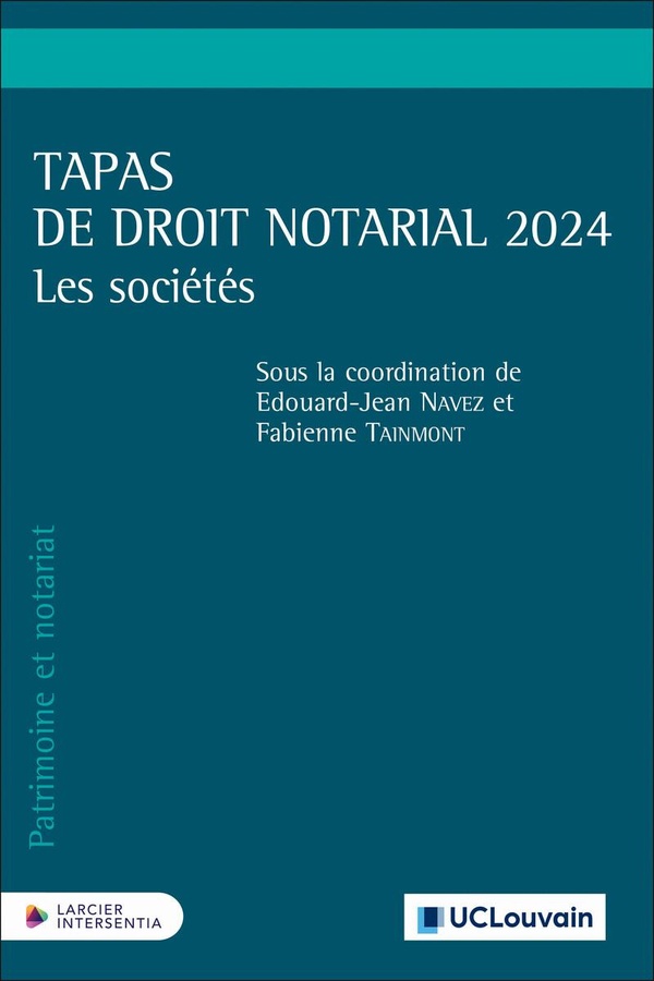TAPAS DE DROIT NOTARIAL 2024 - LES SOCIETES