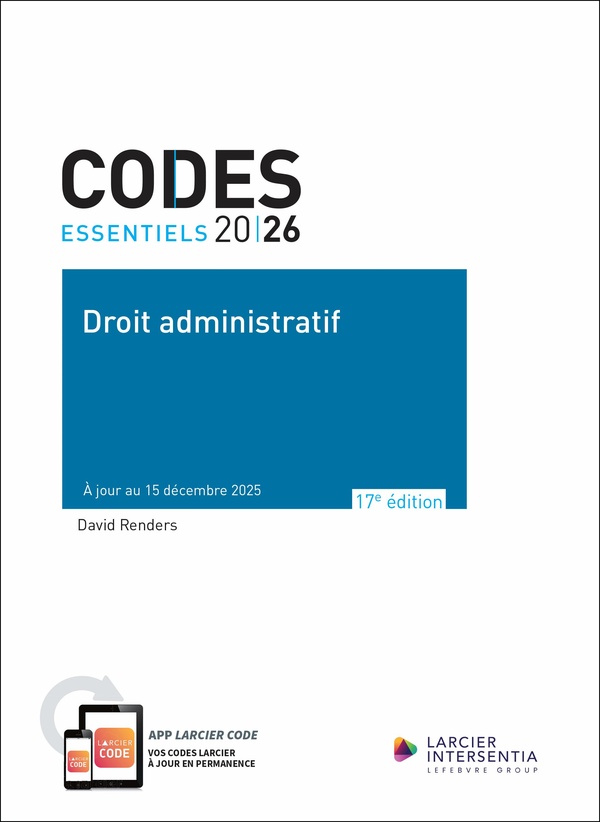 CODE ESSENTIEL - DROIT ADMINISTRATIF 2026 - A JOUR AU 15 DECEMBRE 2025
