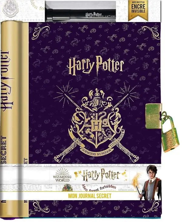 HARRY POTTER - MON JOURNAL SECRET (AVEC ENCRE INVISIBLE)