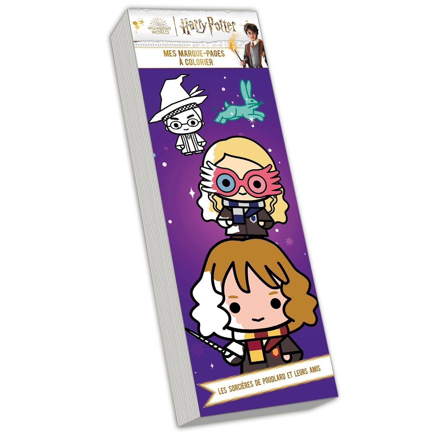 HARRY POTTER - MES MARQUE-PAGES A COLORIER LES SORCIERES DE POUDLARD ET LEURS AMIS