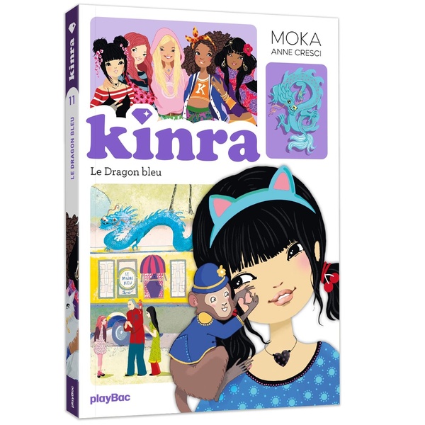 KINRA GIRLS - LE TRESOR DES KINRA - LE DRAGON BLEU - TOME 11 NOUVELLE EDITION