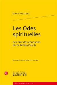 LES ODES SPIRITUELLES - SUR L'AIR DES CHANSONS DE CE TEMPS (1623)