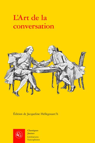 L'ART DE LA CONVERSATION - ANTHOLOGIE