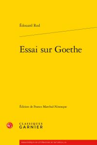 ESSAI SUR GOETHE