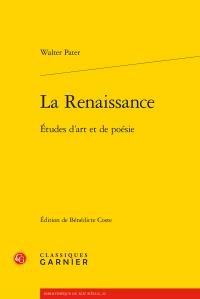 LA RENAISSANCE - ETUDES D'ART ET DE POESIE