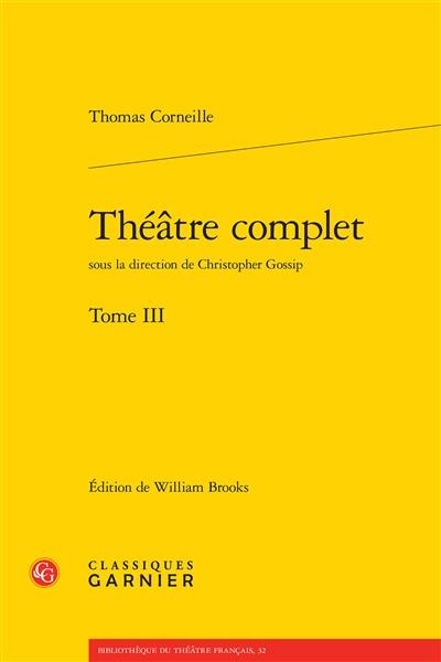 THEATRE COMPLET - TOME III